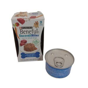 Purina Beneful Incredibites Small Dogs Wet Food 4 Cans Real Beef Expires 2/2026